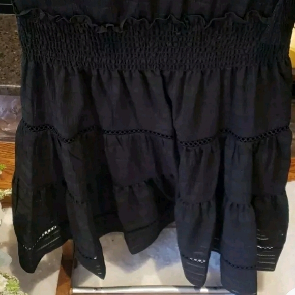 Nwt Taylor black one shoulder asymetric dress - Picture 4 of 6